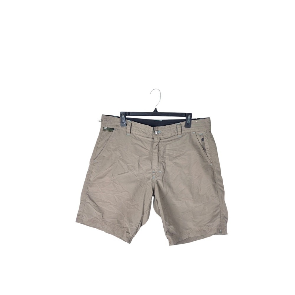 Howler Bros Horizon Hybrid Shorts Mens 36 Tan Khaki Nylon Ripstop Fishing Hiking